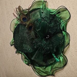 Women's Organza Church Kentucky Derby Hat Bridal Tea Party Wedding Tea Party Sun